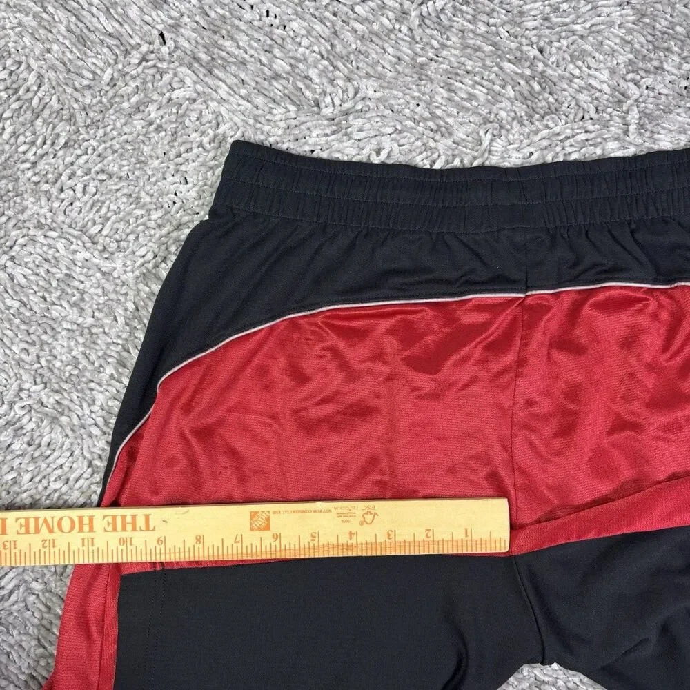 Air Jordan XIII Retro Basketball Shorts Mens XL Red Colorblock Activewear Gym